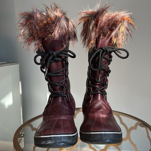 SOREL Joan of Arctic Boots Leather 8.5 Winter Excellent condition - Picture 8 of 16